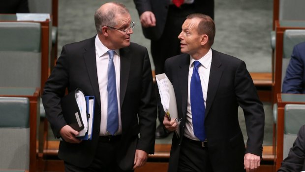 Scott Morrison says Tony Abbott offered him the Treasury in an effort to shore up his leadership. 