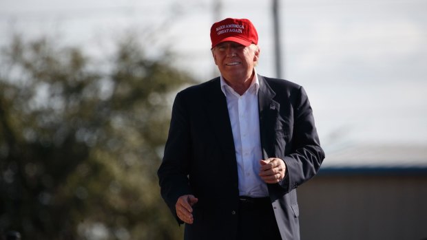 Donald Trump takes his campaign to Orlando, Florida.