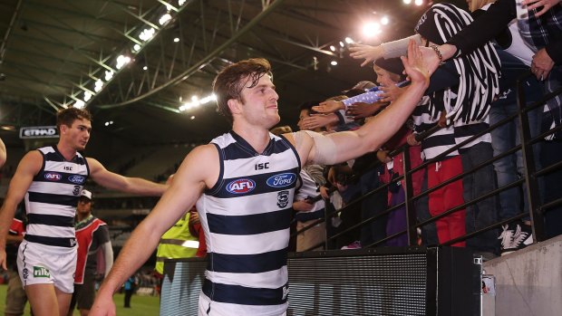Jordan Murdoch has found his spot in the Cats' line-up.