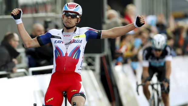 Alexander Kristoff the Tour of Flanders.