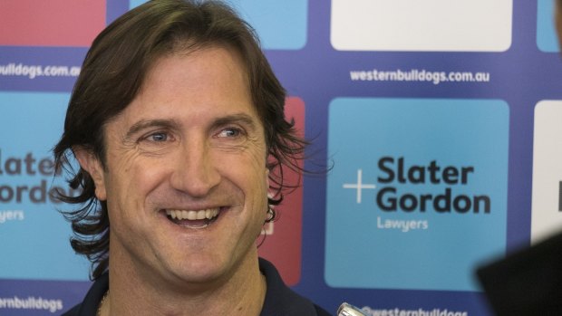 Luke Beveridge and his team have reasons to smile.