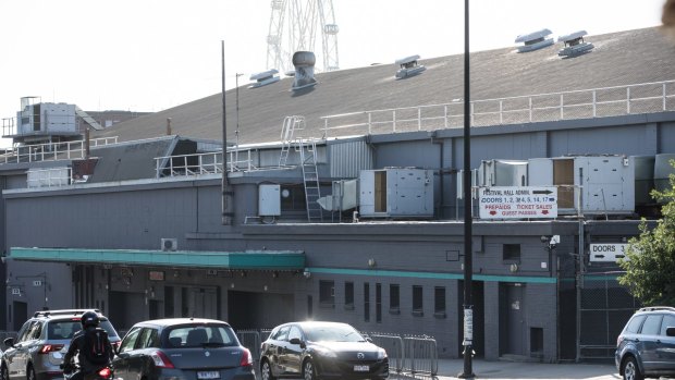 Festival Hall is in a part of West Melbourne that is under development pressure.