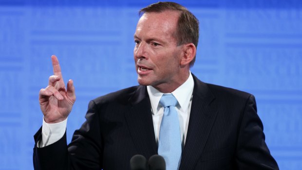 "I have listened, I have learned, I have acted": Tony Abbott addresses the National Press Club of Australia.