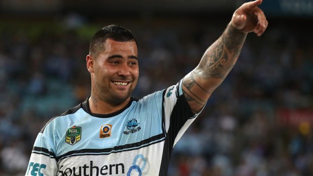Raw deal: Fifita has been barred from Kangaroos selection for the upcoming Tests with New Zealand and England.