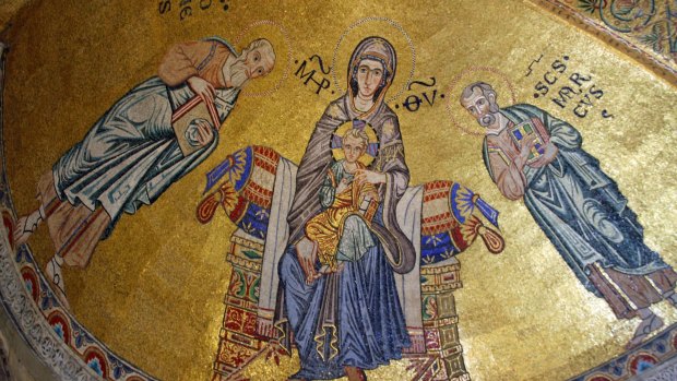 Mosaics in St Mark's Basilica, Venice.

