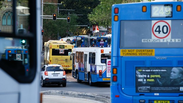 The network changes are aimed at reducing congestion in Sydney's CBD.