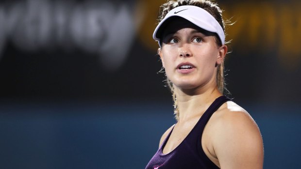 Canada's Eugenie Bouchard was no match for the Brit in the semi-final.