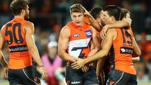 On the right track: The GWS Giants are bound for premiership success.