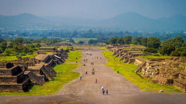 Avenue of the Dead, Teotihuacan, Mexico.