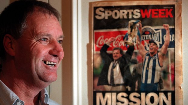 Former North Melbourne boss Greg Miller in 1996.