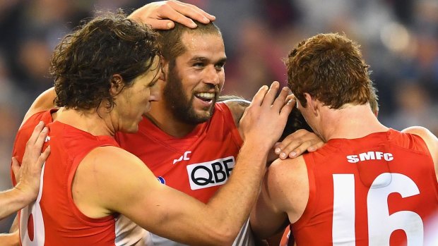 Buddy Franklin is a huge player for the Swans, but he no longer needs to dominate to win. 