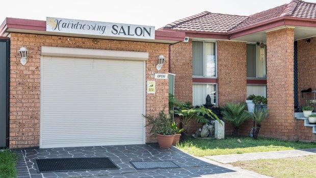 The attacker allegedly chased the victim into the salon and tried to smash his way in