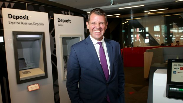 Former premier Mike Baird is now an executive at the National Australia Bank.