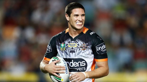 On the move: Mitchell Moses will end up at the team he is playing against on Monday, the only question is when.