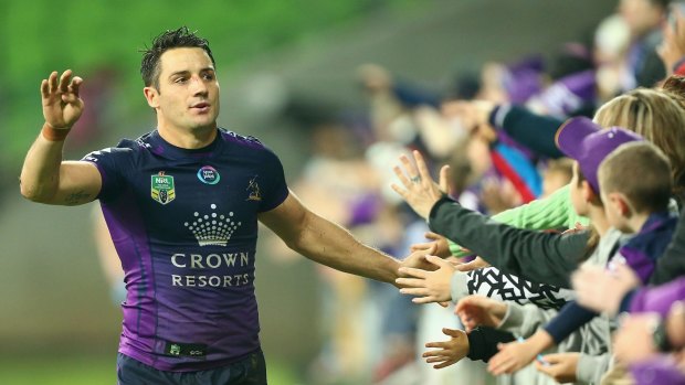 Cooper Cronk set up three tries and scored the fourth.