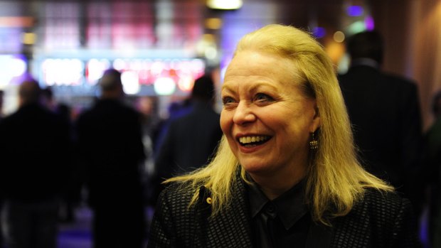 Jacki Weaver at Canberra Theatre Centre for the opening night of Sydney Theatre Company's production <i>The Wharf Revue</i>.