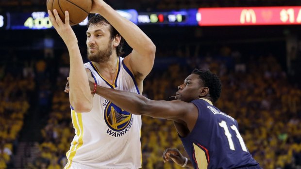 Not a warm welcome: Golden State Warriors centre Andrew Bogut was not a popular choice with fans when they first traded for him.