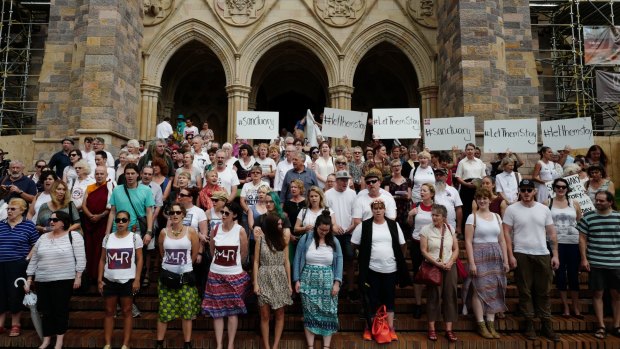 More than 100 people gathered at St John's Cathedral for sanctuary training