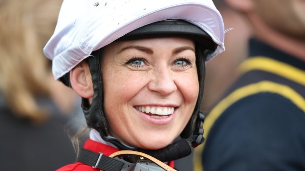 Fined, suspended: Jockey Kathy O'Hara has again incurred the wrath of stewards over mobile phone use.