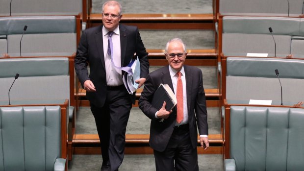 Prime Minister Malcolm Turnbull and Treasurer Scott Morrison.