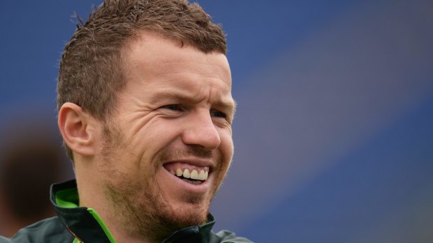 Ready to go: Peter Siddle at a training session in Cardiff.