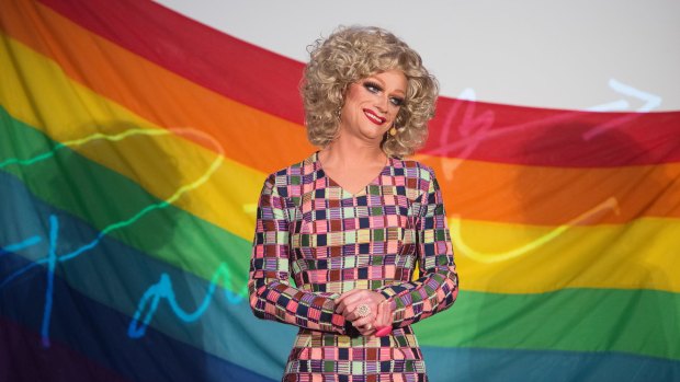 Panti Bliss, aka Rory O'Neill, in the documentary <i>The Queen of Ireland</i>.