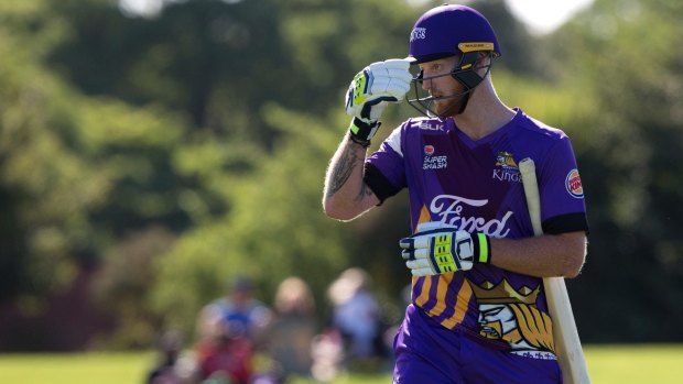 England cricketer Ben Stokes, in a recent outing for the Canterbury Kings in New Zealand.