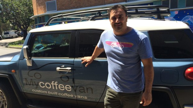 John Greco delved onto the coffee-van business way back in 1999. 