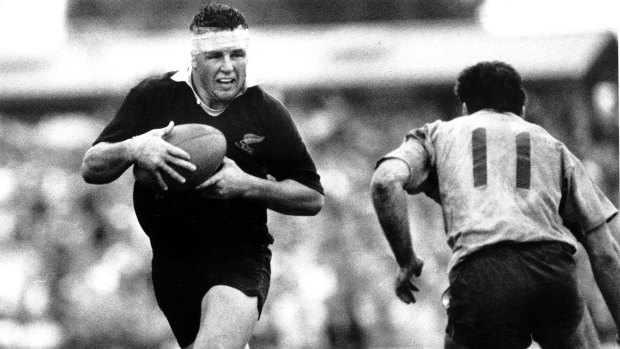 Formidable opponent: Legendary All Blacks hooker Sean Fitzpatrick.