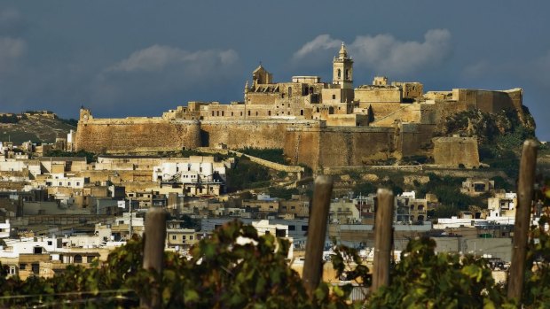 The Citadel of Gozo in Malta.