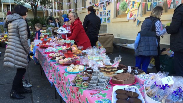 At school cake sales, parents bake cakes for sale to the children of other parents who bake cakes.