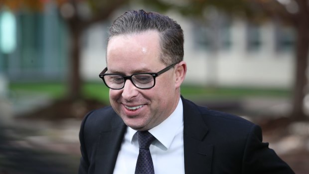 Qantas chief executive Alan Joyce. Experts say changes to credit card fees will put pressure on airlines' loyalty schemes.
