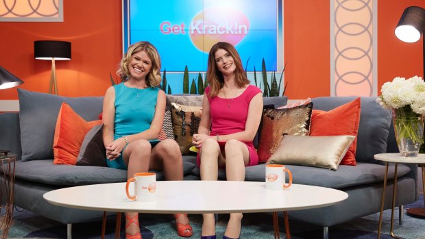 Kate McLennan and Kate McCartney on Get Krack!n, the second season of which premieres on February 6.  