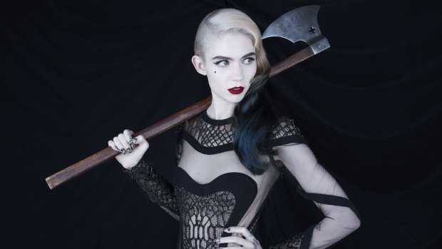 Grimes says she prefers to make her records by herself.
