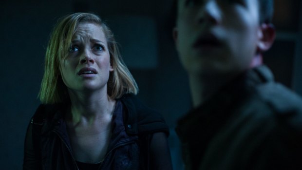 House of horrors ... things don't go so well for Jane Levy and Dylan Minnette in <i>Don't Breathe</i>.