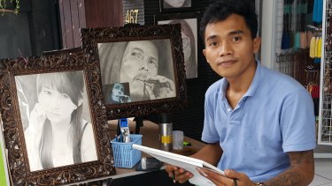Billy Surya Adji met Andrew Chan and Myuran Sukumaran when he was in jail. He is now an artist in Bali.

