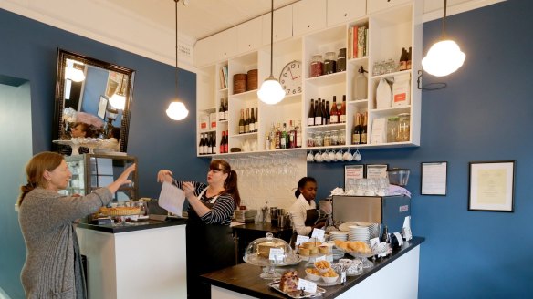 Tiny cafe: Our Kitchenette in Hawthorn.