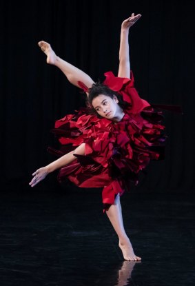A dancer rehearses for Cheng Tsung-Lung's <i>Full Moon</i> for Sydney Dance Company's <i>Orb</i>.