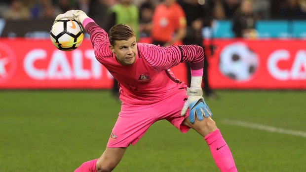 Mitchell Langerak is part of a strong Socceroos goalkeeping contingent.
