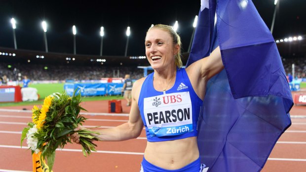 Another title: Sally Pearson is doing a pretty decent job at coaching herself as she heads towards the Commonwealth Games and possibly another Olympics.