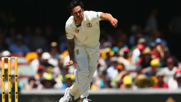 Retiring fast bowler Mitchell Johnson.