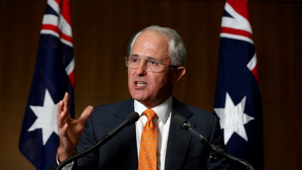 Prime Minister Malcolm Turnbull addresses the media to announce a July 2 election.