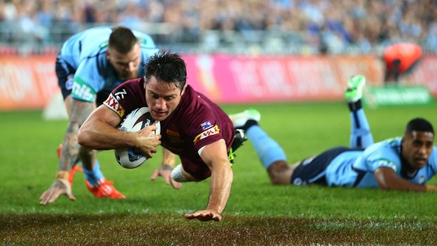 First blood: Cooper Cronk opened the scoring in game one.