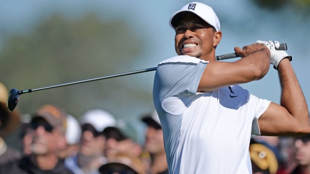 Woods lasted less than a day at Torrey Pines last week.