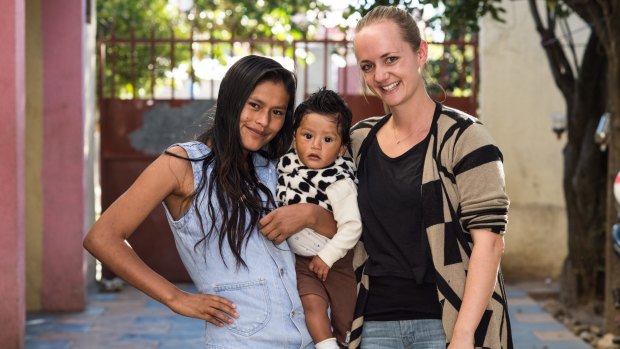 Tessa Henwood-Mitchell, right, founded TIA international Aid to help orphans in Bolivia move on with their lives.