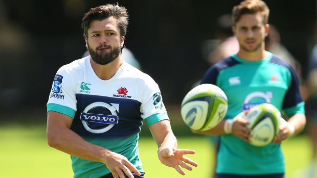 Out: Adam Ashley-Cooper trains with the Waratahs on Tuesday, but will miss the clash with the Reds.