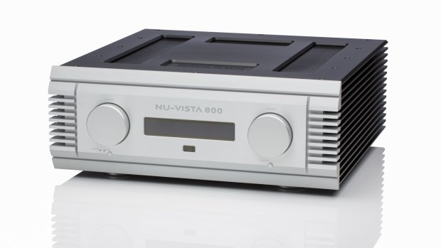 Packs a punch: Musical Fidelity's Nu-Vista 800 pumps out 330 watts per channel.