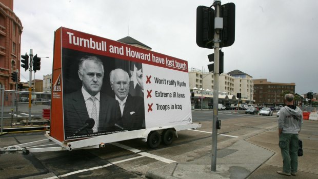 Political advertising at the 2007 election. 
