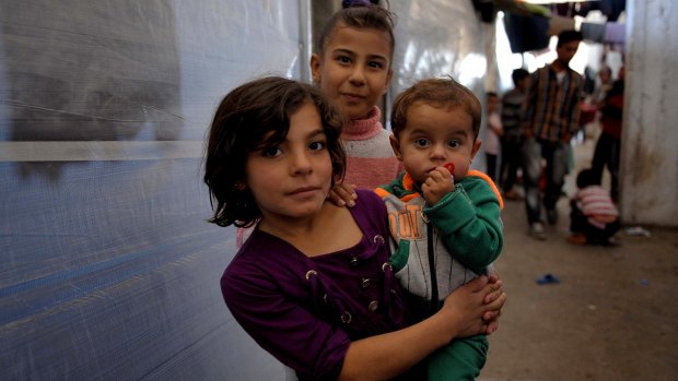 The hardships faced by refugees from Syria and Iraq.