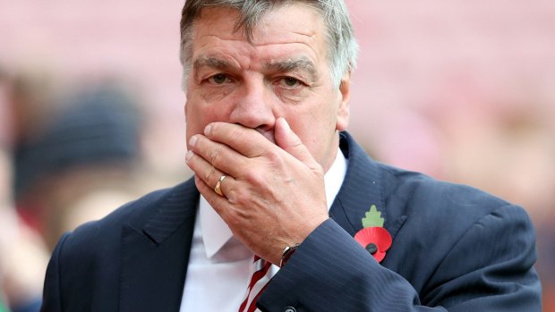 Gone: Sam Allardyce was only in charge of England for one game.